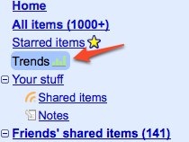 Google Reader - Trends Link