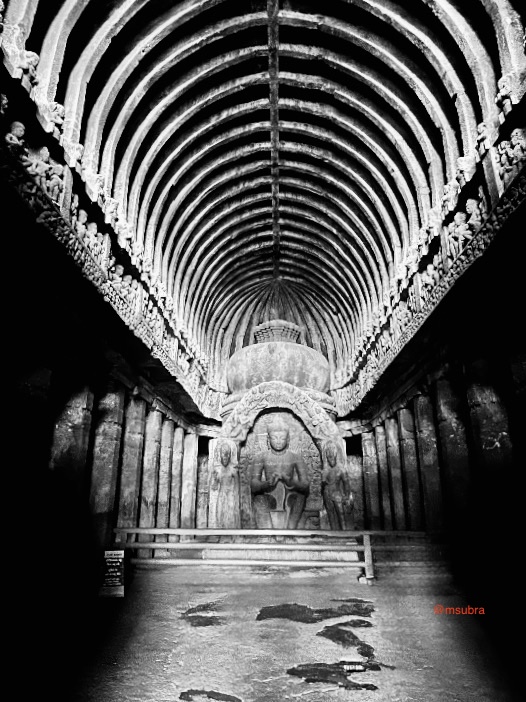 Buddha at Ajanta Caves 